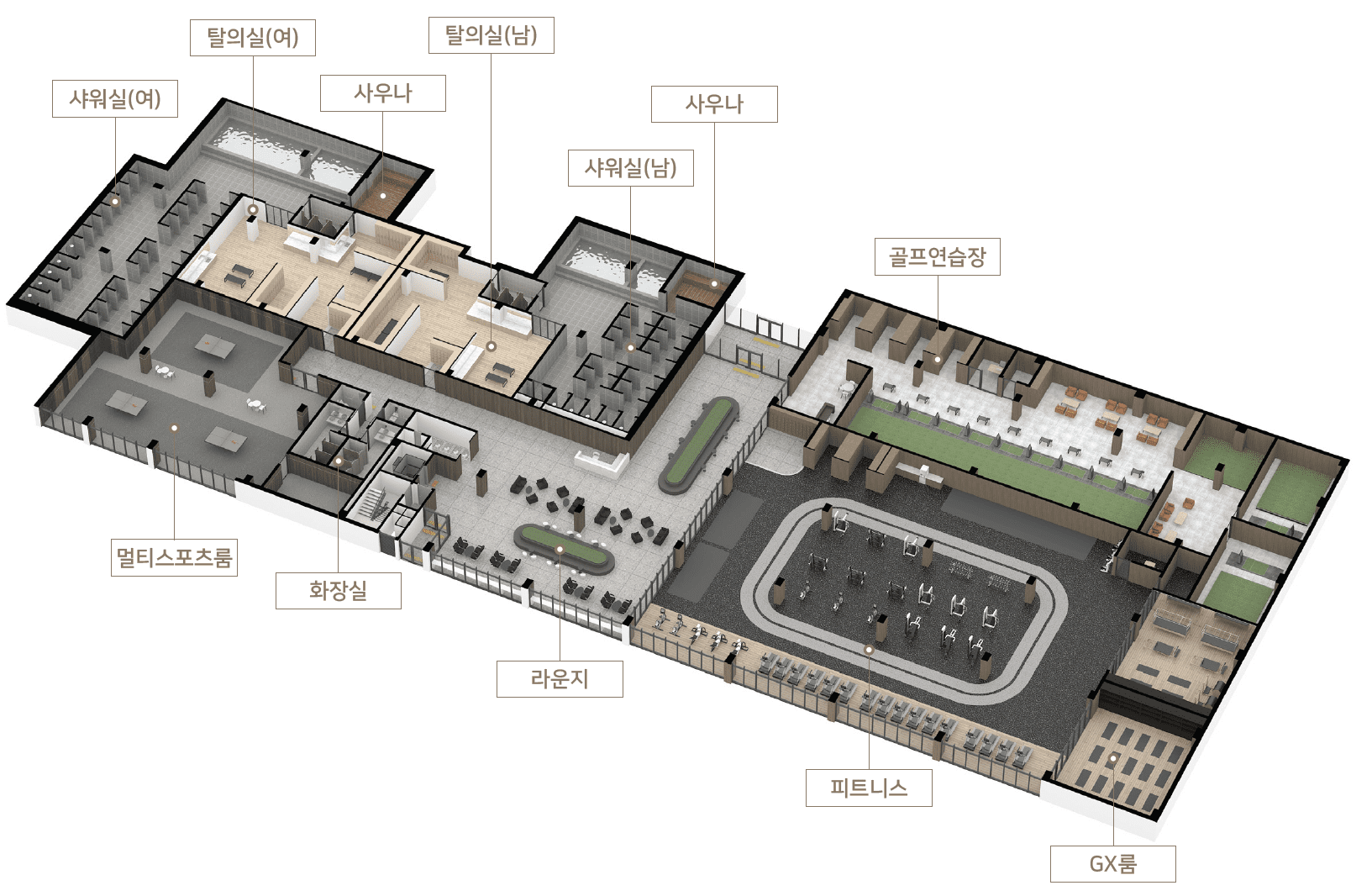 ACTIVITY AREA 평면도