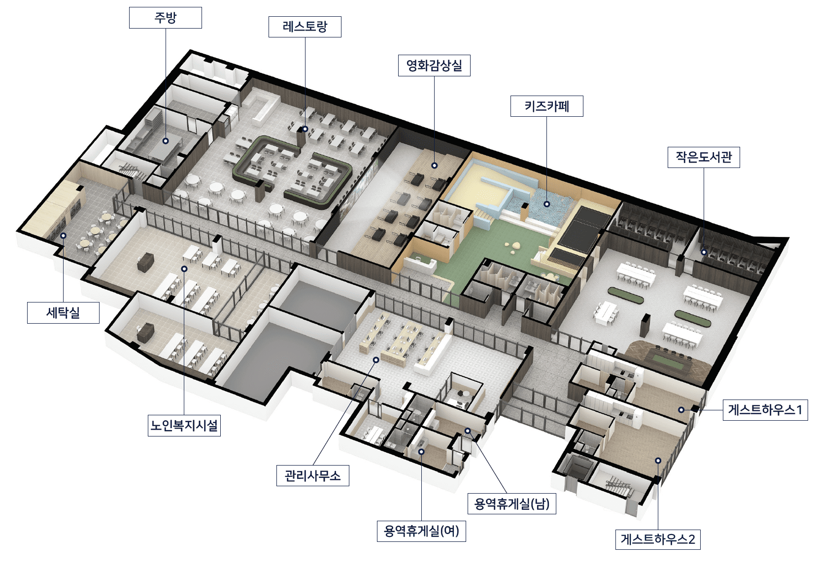 PUBLIC & CULTURE AREA 평면도